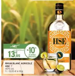 Intermarché Hyper Rhum Blanc Agricole Hse offre