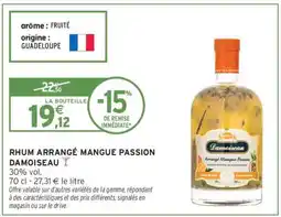Intermarché Hyper Rhum Arrangé Mangue Passion Damoiseau offre