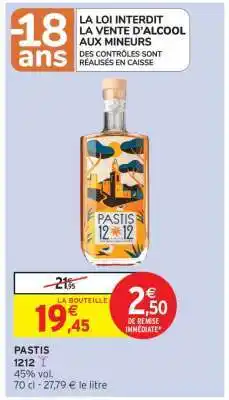 Intermarché Hyper PASTIS 1212 offre
