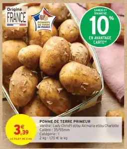 Intermarché Hyper Pomme de terre Primeur offre