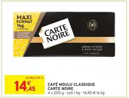 Intermarché Hyper Café Moulu Classique Carte Noire offre