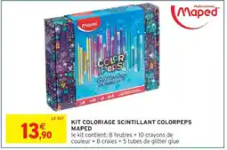 Intermarché Hyper KIT COLORIAGE SCINTILLANT COLORPEPS MAPED offre