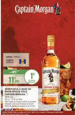 Intermarché Hyper Captain Morgan Spiced Gold offre