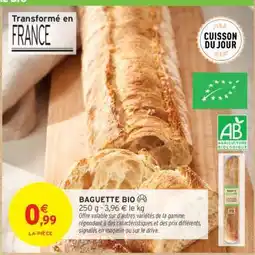 Intermarché Hyper BAGUETTE BIO offre
