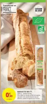 Intermarché Express BAGUETTE BIO offre