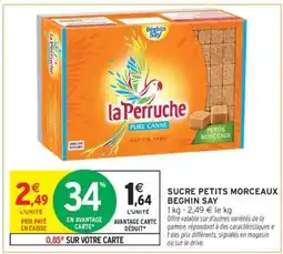 Intermarché Hyper SUCRE PETITS MORCEAUX BEGHIN SAY offre