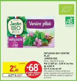 Intermarché Express INFUSION BIO VENTRE PLAT offre