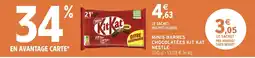 Intermarché Express MINIS BARRES CHOCOLATÉES KIT KAT NESTLE offre