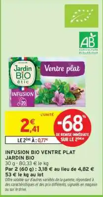 Intermarché INFUSION BIO VENTRE PLAT offre
