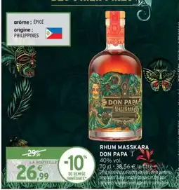 Intermarché Express RHUM MASSKARA 'DON PAPA' offre