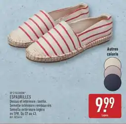 ALDI Espadrilles offre