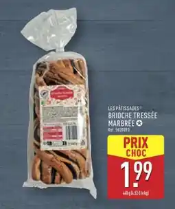 ALDI BRIOCHE TRESSÉE MARRBRÉE offre