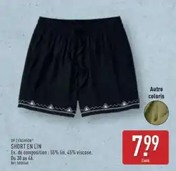 ALDI Short en lin offre