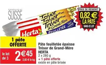 Migros Pâte Feuilletée épaisse offre
