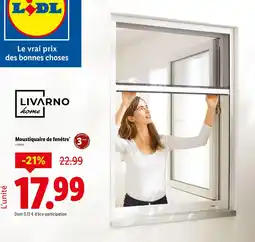 Lidl Livarno home Moustiquaire de fenêtre offre