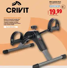 Lidl CRIVIT Mini-pédalier Basic offre