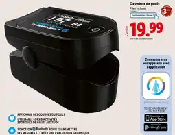 Lidl SILVERCREST Oxymètre de pouls offre