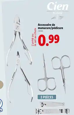 Lidl CIEN BEAUTY Accessoire de manucure/pédicure offre