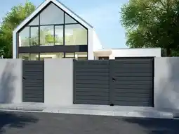 Brico Dépôt A- portail battant aluminium 3m h.167cm salinas offre