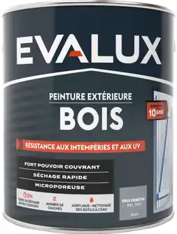 Brico Dépôt EVALUX Peinture bois 2,5 l offre