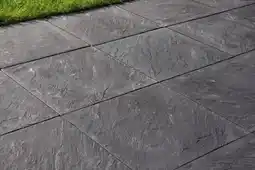 Brico Dépôt Dalle imitation ardoise béton 50 x 50 cm offre