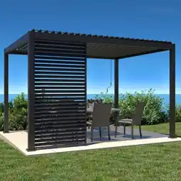 Brico Dépôt A - pergola anthracite 4x3m offre