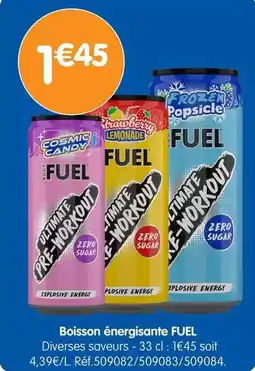 b&m Fuel - boisson énergisante offre