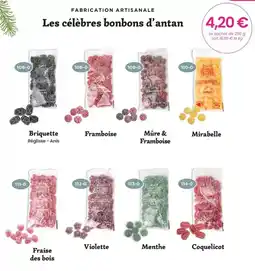 Confiserie des Hautes Vosges Coquelicot offre