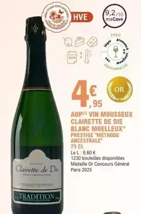 Auchan Président - secret de creme offre