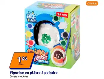 Action Figurine en plâtre à peindre offre