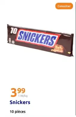 Action SNICKERS offre