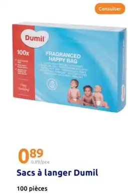 Action DUMIL Sacs à langer offre