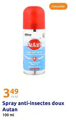 Action AUTAN Spray anti-insectes doux offre