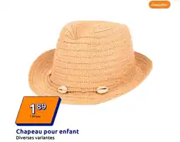 Action Chapeau pour enfant offre