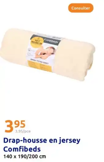 Action Drap-housse en jersey Comfibeds offre