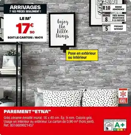 Brico Dépôt Parement etna offre