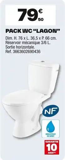 Brico Dépôt Pack wc lagon offre