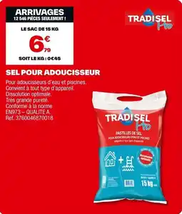 Brico Dépôt Sel pour adoucisseur offre