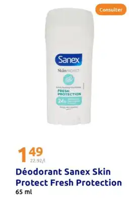 Action SANEX Déodorant Skin Protect Fresh Protection offre