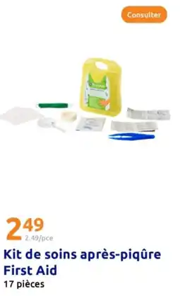 Action Kit de soins après-piqûre First Aid offre