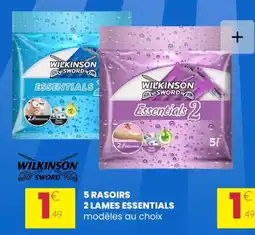 Stokomani 5 rasoirs 2 lames essentials offre