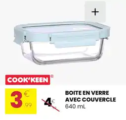 Stokomani Boite en verre avec couvercle offre