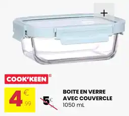 Stokomani Boite en verre avec couvercle offre