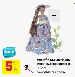 Stokomani Poupée mannequin robe traditionnelle offre