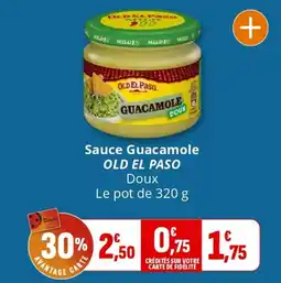 Coccinelle Express OLD EL PASO Sauce Guacamole offre