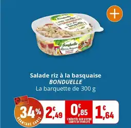 Coccinelle Express BONDUELLE Salade riz à la basquaise offre