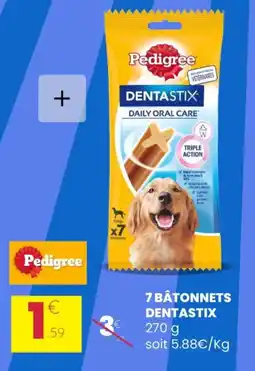 Stokomani 7 bâtonnets dentastix offre