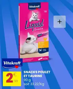 Stokomani Snacks poulet et taurine offre