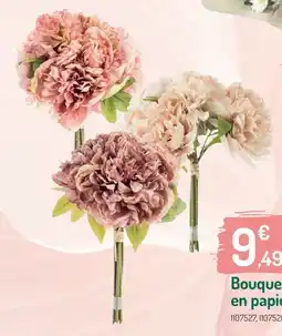 Botanic Bouquet de pivoines en papier offre