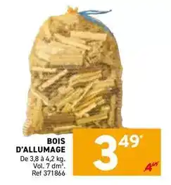 Trafic Bois d'allumage offre